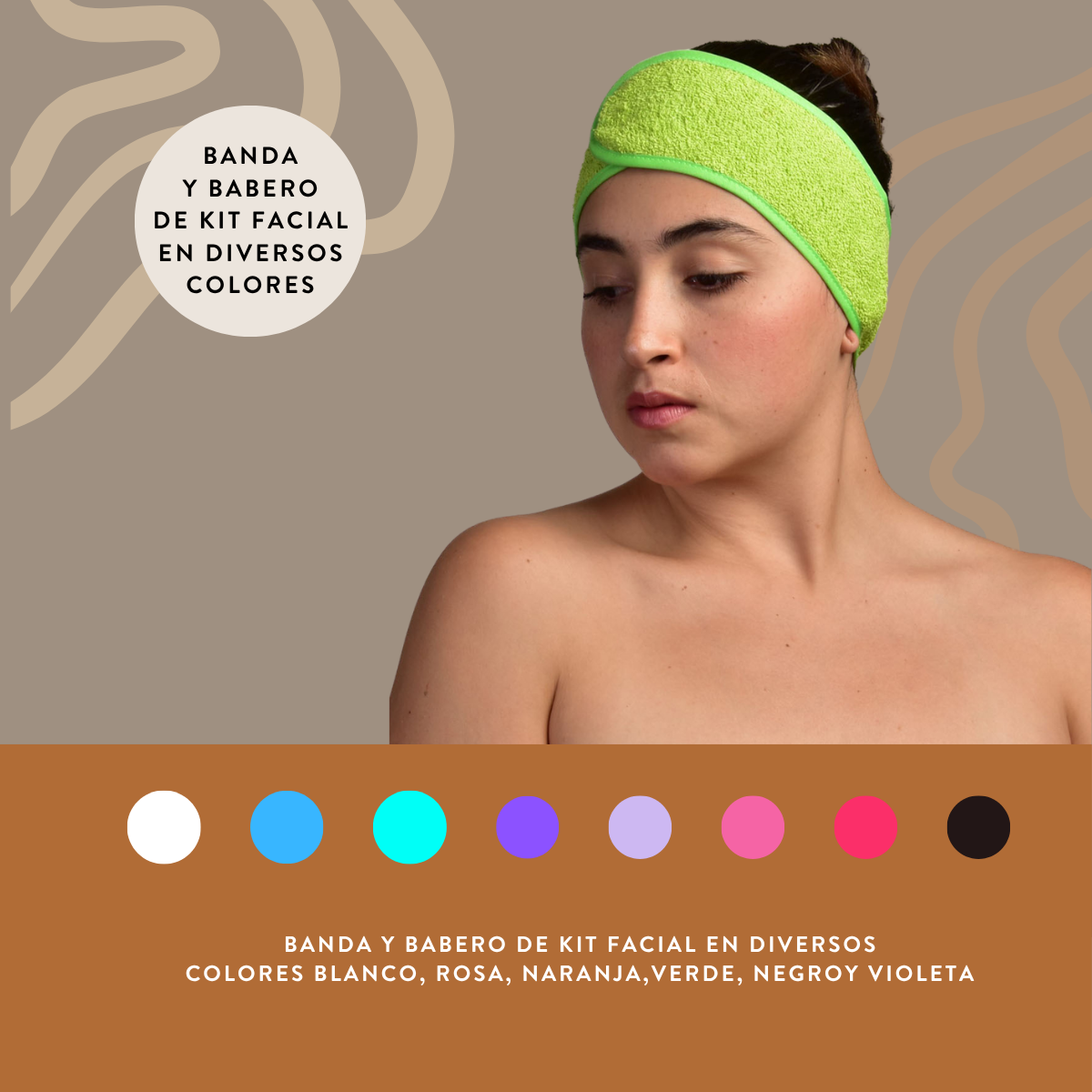 Banda Facial paq. 10 pzas.