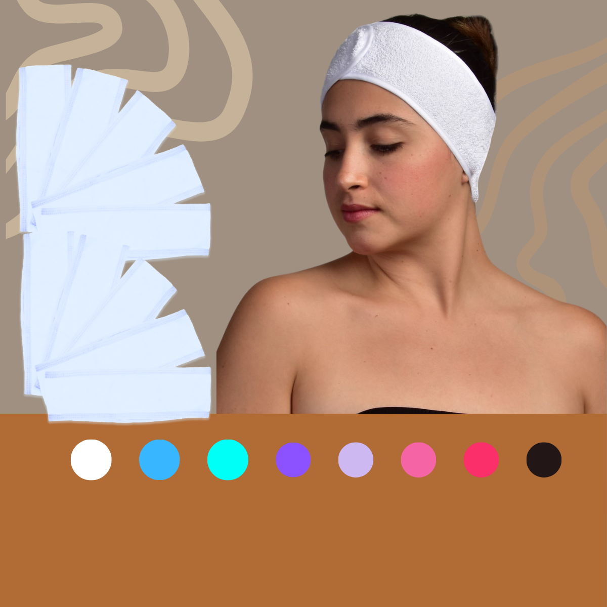 BANDA FACIAL PAQUETE DE 10 PIEZAS