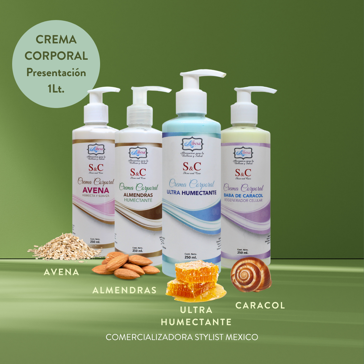 Crema Corporal presentación 1L.