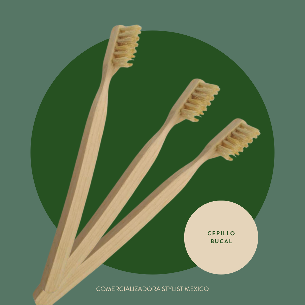 CEPILLO DENTAL DE FIBRAS NATURALES