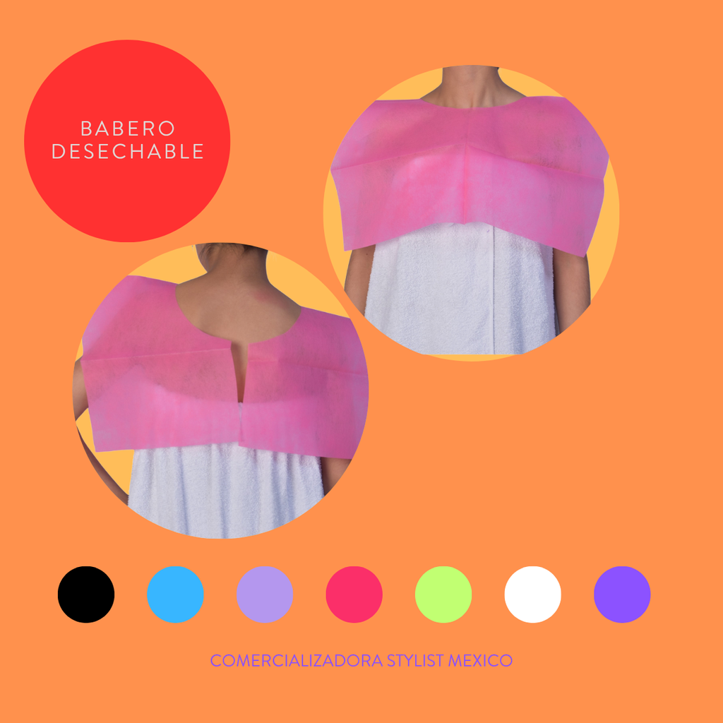 BABERO DESECHABLE PAQUETE DE 5 PIEZAS