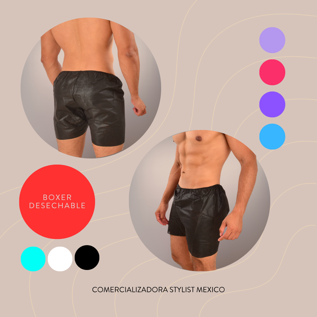 BOXER DESECHABLE PARA CABALLERO PAQUETE DE 5 PIEZAS