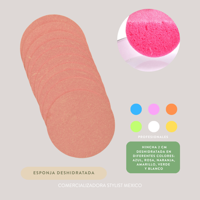 ESPONJAS CORPORALES COMPRIMIDAS 2 PZS